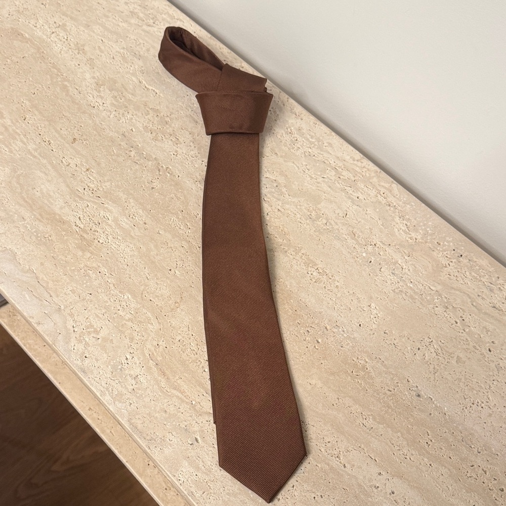 Mango Classic Brown Tie